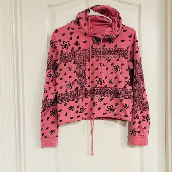 Onfire Women's Hoodie Sweatshirt Cotton Pullover Long Sleeve Pink Size‎ Medium - Picture 4 of 7